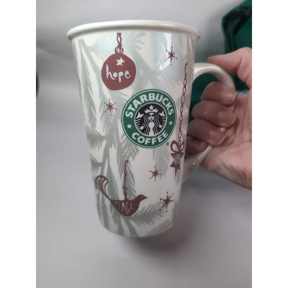 Christmas Starbucks! Mini Red Cup, Coffee Truck, Tall Mug, & Green Barista Apron